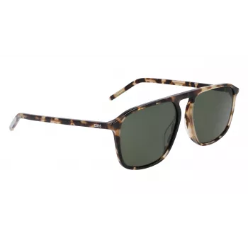 ZEISS MAN Saulesbrilles ZS22507S57162 Taisnstūra Acetāta Rāmis Melns Pelēka Lēca 57/16/145 mm