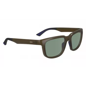 ZEISS MAN Saulesbrilles ZS23530S55173 Kvadrātveida Melns Rāmis Pelēkas Lēcas 55/17/145 mm