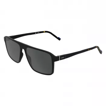 ZEISS MAN Saulesbrilles ZS25564S-2 Taisnstūra Melns Rāmis Pelēkas Lēcas 57mm