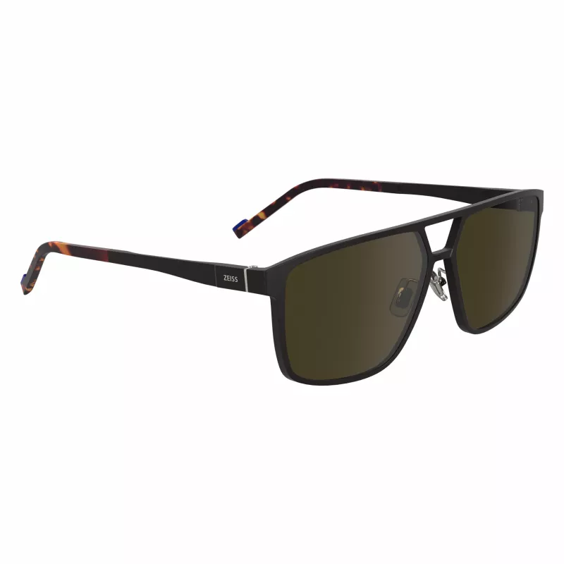 ZEISS MAN ZS24547SP-201 saulesbrilles (59/13/145 mm) - Vīriešu pilna apmales acetāta rāmis ar UV400 aizsardzību