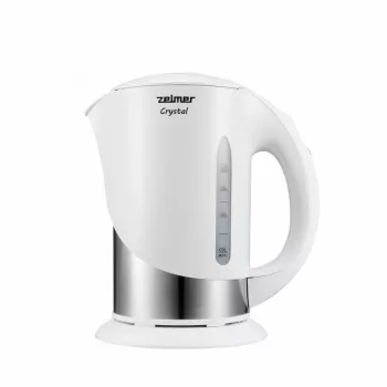 Zelmer Crystal ZCK7630W tējkanna, 1.7 L, 2200 W, balta