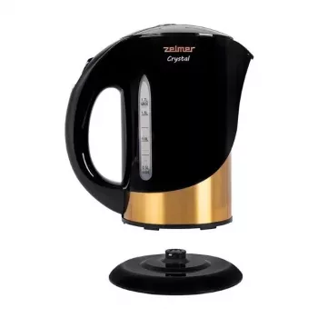 Zelmer ZCK7630 Crystal Gold elektriskā tējkanna 1.7L 2200W melna un zelta