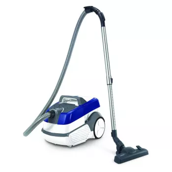 Zelmer ZVC9140D W&D AquaLeon Pro mitrais un sausais putekļsūcējs - 1700W, ūdens filtrācija, melns/sudrabs/zils