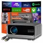 ZENWIRE G60 Portatīvais Android Google TV projektors Full HD 4K 39000 Lumenu WiFi Smart