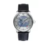 Zeppelin Friedrichshafen 85963 Automātiskais pulkstenis, 42mm, melns ciparnīca, ādas siksniņa