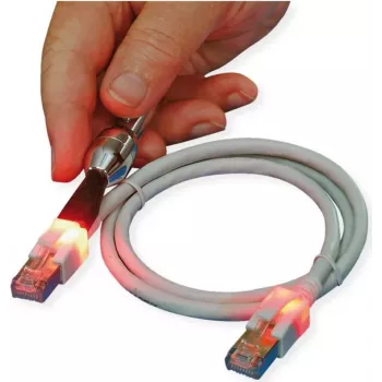 ZVK GmbH EasyLan DualBoot LED tīkla kabelis RJ-45 male to RJ-45 male 50 cm SFTP CAT 6 zils CS1OBCDCD0005