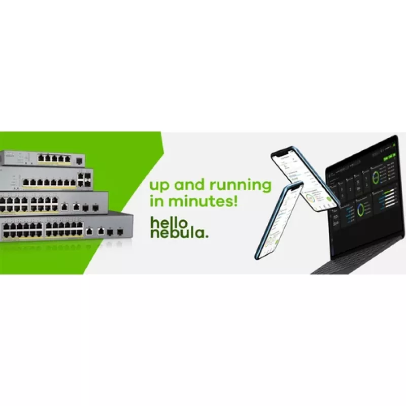 ZyXEL GS1350-18HP-EU0101F Smart Managed Gigabit PoE+ Switch ar 16 PoE+ portiem un 2 SFP augšupsaitēm, 250W budžets