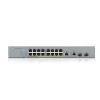 ZyXEL GS1350-18HP-EU0101F Smart Managed Gigabit PoE+ Switch ar 16 PoE+ portiem un 2 SFP augšupsaitēm, 250W budžets