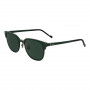 ZEISS Vīriešu kvadrātveida saulesbrilles ZS24546S-301 melnas/pelēkas 53-20-145