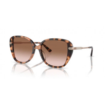 Michael Kors MK2185BU34491 sieviešu Cat Eye saulesbrilles, tumši bruņurupuča rāmis, brūnas gradienta lēcas, 56/17/140 mm
