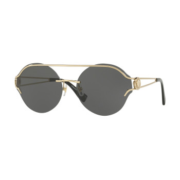 Versace Sieviešu VE21841252876 Pilot saulesbrilles gaiši zeltainas ar pelēku gradientu 61mm