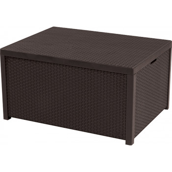 KETER Arica dārza galds/uzglabāšanas kaste, brūna