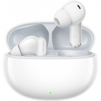 realme TechLife Buds RMA2506 bezvadu austiņas ar Bluetooth 5.3, 10mm basu draiveri, ENC, 28h bateriju, IPX5, baltas