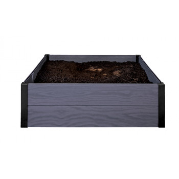 KETER Maple Square dobes apmale kvadrātveida puķu dobēm 106x106x32cm pelēka