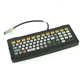 Zebra KYBD-QW-VC80-S-1 medicīnas tastatūra USB QWERTY US English melna, dzeltena