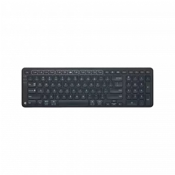CHERRY Stream Wireless bezvadu tastatūra universāla RF Bezvadu + USB AZERTY Beļģu Melna