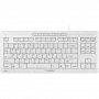 CHERRY STREAM TKL tastatūra Universāla USB AZERTY Franču Baltā