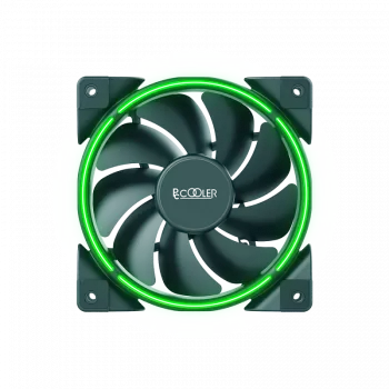 120 mm korpusa ventilators PCCOOLER CORONA-GREEN, 1000–1800 RPM