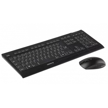 CHERRY B.Unlimited 3.0 bezvadu tastatūra un pele komplektā, AZERTY, melna