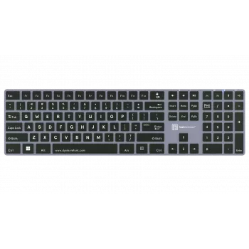 Tastatūra LogicKeyboard ALBA UK Mac — Dyslexie izkārtojums LKB-DYSLEX-CWMU-UK, UK ISO Mac taustiņu komplekts