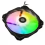 SilverStone SST-AS140B Air Slimmer 140 PWM korpusa ventilators, 140 mm, 1700 apgr./min, 33 dB, melns