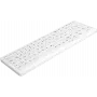 Active Key AK-4400-GU-W/US mini mehāniskā tastatūra ar skārienpaliktni, balta, QWERTY US