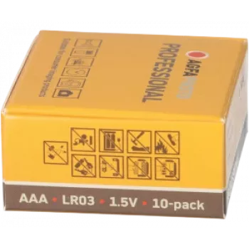 AgfaPhoto Professional Micro (AAA) baterija, sārma-mangāna, 1.5 V, 10 gab. (110-853468)