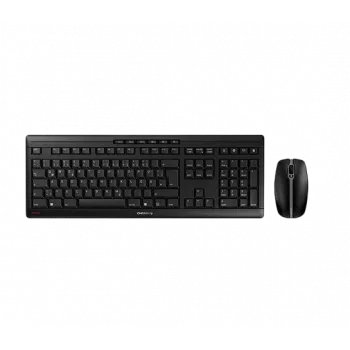 CHERRY DW 3000 bezvadu tastatūra un pele komplektā, QWERTZ vācu izkārtojums, pelēka
