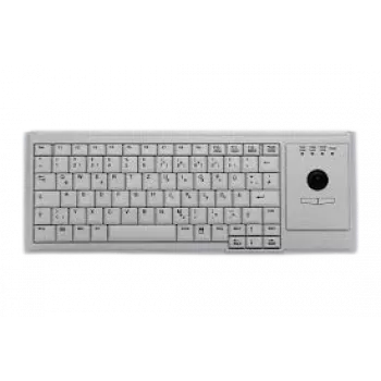Contour Design Active Key AK-4400 tastatūra ar trakbolu, balta, USB, birojam