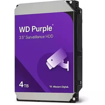 Iekšējais cietais disks Western Digital Purple 4 TB 5400 RPM 128 MB 3.5 collu Serial ATA III