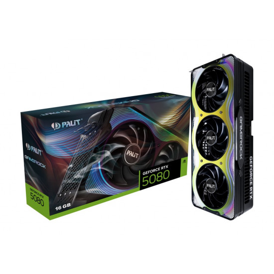 Graphics card GeForce RTX 5080 GameRock 16GB GDDR7 256bit 3DP/HDMI Graphics card GeForce RTX 5080 GameRock 16GB GDDR7 256bit 3DP/HDMI