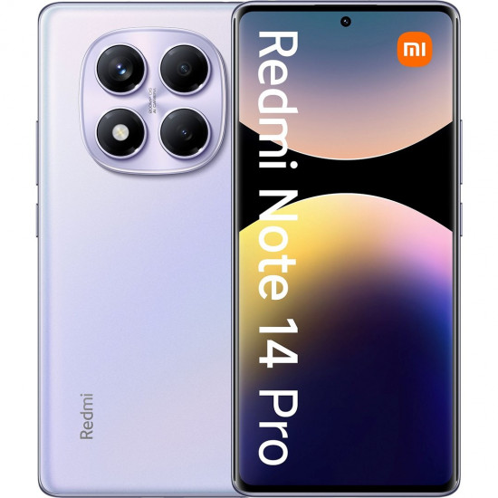 Xiaomi Redmi Note 14 Pro 16.9 cm (6.67) Hybrid Dual SIM 4G USB Type-C 8 GB 256 GB 5500 mAh Purple Xiaomi Redmi Note 14 Pro 16.9 cm (6.67) Hybrid Dual SIM 4G USB Type-C 8 GB 256 GB 5500 mAh Purple