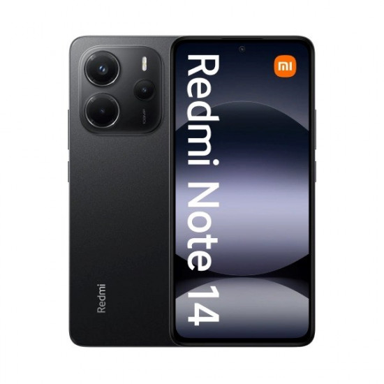Xiaomi Redmi Note 14 16,9 cm (6.67) Hybrid Dual SIM 4G USB Type-C 6/ 128 GB 5500 mAh Black Xiaomi Redmi Note 14 16,9 cm (6.67) Hybrid Dual SIM 4G USB Type-C 6/ 128 GB 5500 mAh Black