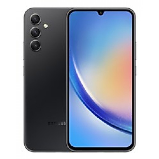Samsung Galaxy A34 5G SM-A346B/DSN 16.8 cm (6.6) Hybrid Dual SIM Android 13 USB Type-C 6 GB 128 GB 5000 mAh Graphite Samsung Galaxy A34 5G SM-A346B/DSN 16.8 cm (6.6) Hybrid Dual SIM Android 13 USB Type-C 6 GB 128 GB 5000 mAh Graphite