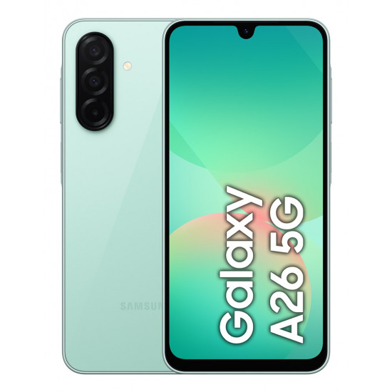 Samsung Galaxy A26 17 cm (6.7) Hybrid Dual SIM Android 15 5G USB Type-C 6 GB 128 GB 5000 mAh Mint colour