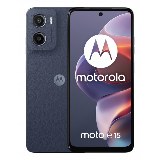 Motorola moto e15 16.9 cm (6.67) Dual SIM Android 14 Go edition 4G USB Type-C 2 GB 64 GB 5200 mAh Blue