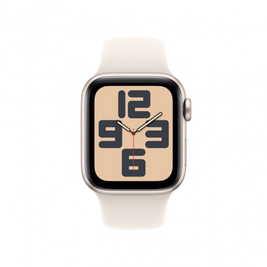 Apple Watch SE GPS 40mm Starlight Aluminium Case with Starlight Sport Band - S/M Apple Watch SE GPS 40mm Starlight Aluminium Case with Starlight Sport Band - S/M