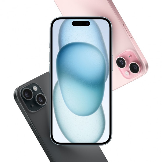 Apple iPhone 15 15.5 cm (6.1) Dual SIM iOS 17 5G USB Type-C 256 GB Blue