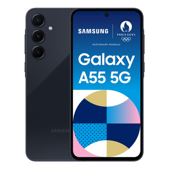 Samsung Galaxy A55 5G 16.8 cm (6.6) Hybrid Dual SIM Android 14 USB Type-C 8 GB 128 GB 5000 mAh Navy