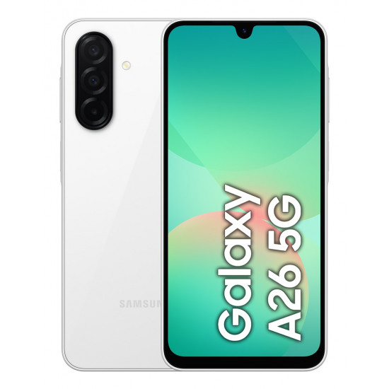 Samsung Galaxy A26 17 cm (6.7) Hybrid Dual SIM Android 15 5G USB Type-C 8 GB 256 GB 5000 mAh White