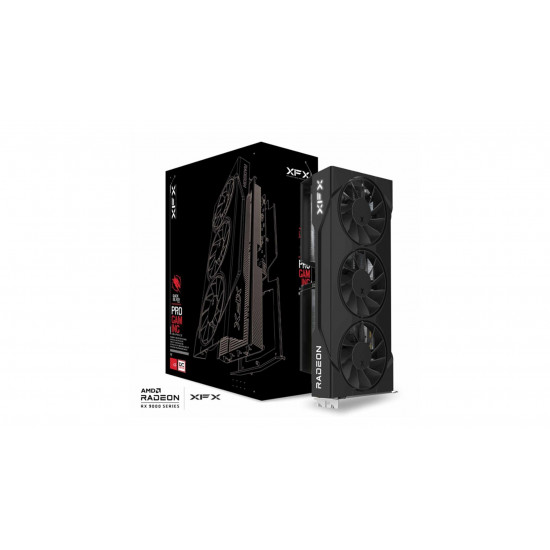 Graphics card. XFX SWIFT RX 9060XT OC 3-FAN 16GB