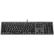 A4Tech FSTYLER FX60H (White Backlit) keyboard USB QWERTY Black, Grey A4Tech FSTYLER FX60H (White Backlit) keyboard USB QWERTY Black, Grey
