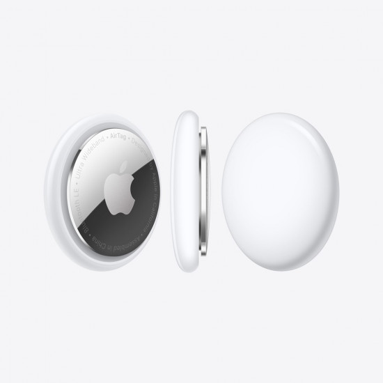 Apple AirTag Item Finder Silver, White Apple AirTag Item Finder Silver, White