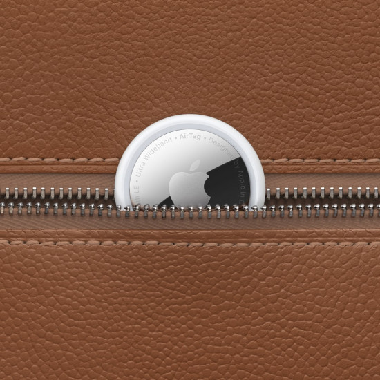Apple AirTag Item Finder Silver, White Apple AirTag Item Finder Silver, White