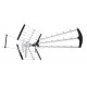 Libox LB2000 television antenna Outdoor Dual 32 dB