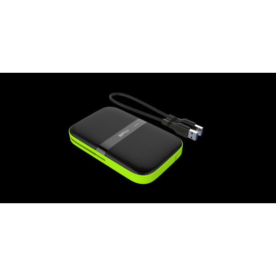 ARMOR A60 2TB USB 3.0 BLACK-GREEN/PANCERNY wstrząso/pyło i wodoodporny