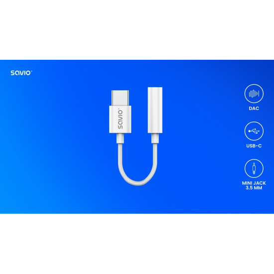 Adapter AK-52 USB-C - Mini Jack 3,5 mm, Samsung Adapter AK-52 USB-C - Mini Jack 3,5 mm, Samsung