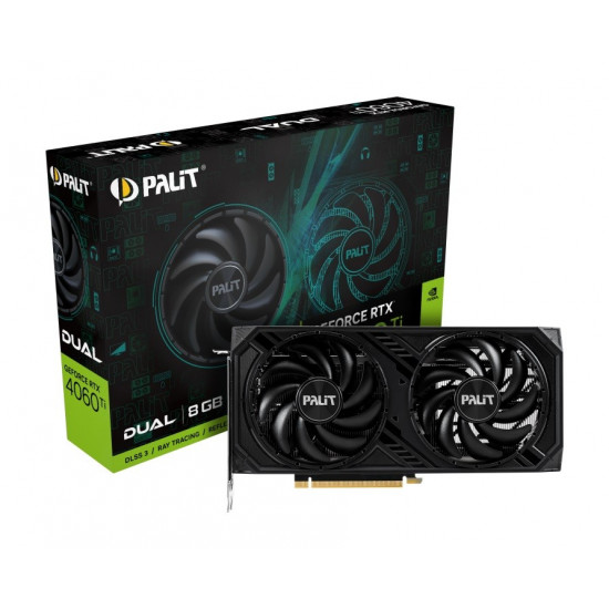 Graphics card GeForce RTX 4060 Ti Dual 8GB GDDR6 128bit 3DP/HDMI