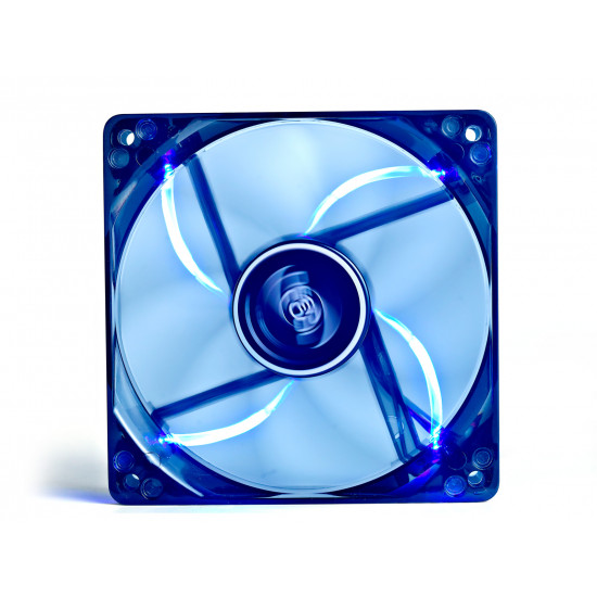 120 mm case ventilation fan,  Wind Blade 120, transparent, hydro bearing,4 LED's | Deepcool