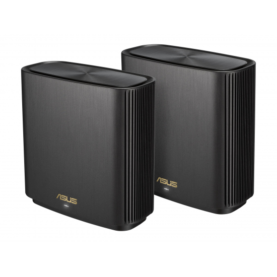 ZenWiFi XT8 (B-2-PK), EU_UK plug | 802.11ax | 10/100/1000 Mbit/s | Ethernet LAN (RJ-45) ports 3 | Mesh Support Yes | MU-MiMO Yes | 3G/4G data sharing | Antenna type Internal | 1 ZenWiFi XT8 (B-2-PK), EU_UK plug | 802.11ax | 10/100/1000 Mbit/s | Ethernet LAN (RJ-45) ports 3 | Mesh Support Yes | MU-MiMO Yes | 3G/4G data sharing | Antenna type Internal | 1